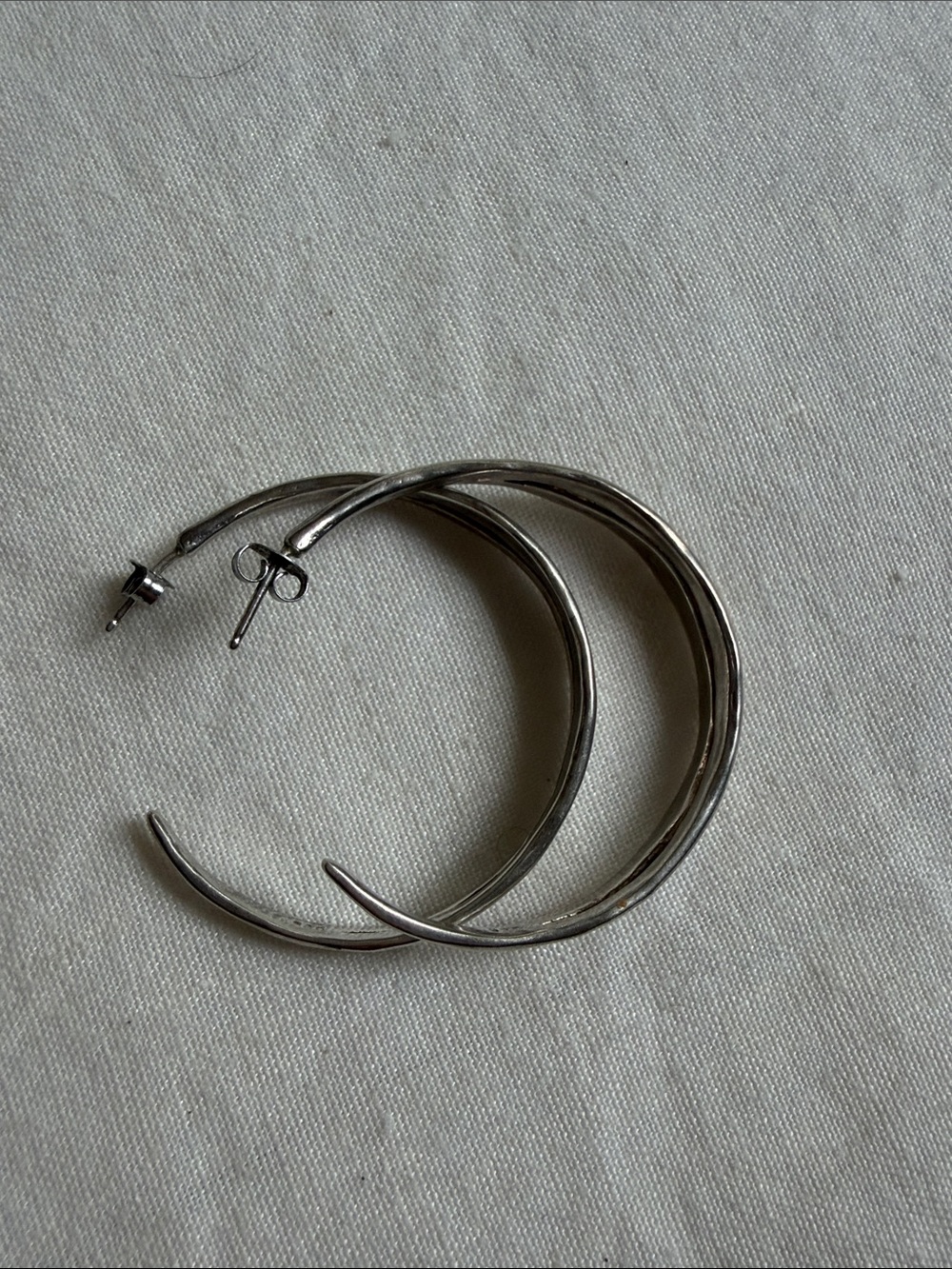Catori Life Large Silver Hoops